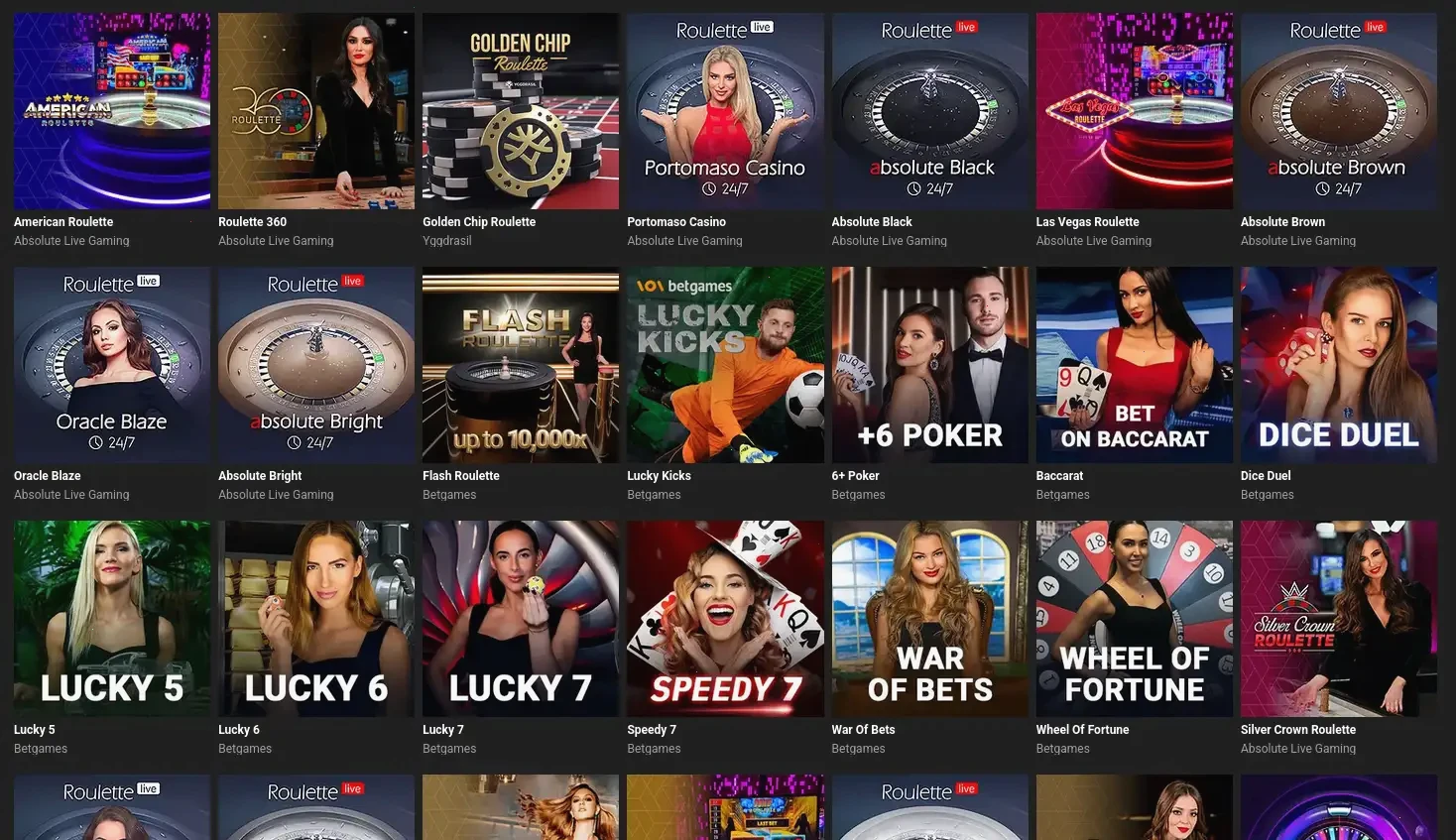 Schermata di accesso e lobby giochi su Nitrobet Casino